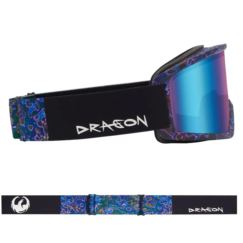 DX3 PLUS OTG Unisex Skibrille - Urushi/LL Blue Ionized & LL Violet 4/6