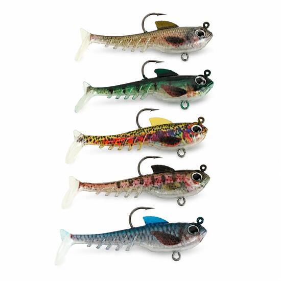 DLT LifeHybrid Kunstaas Set - 5 Stuks - 10 cm - 13,5 g - Tacklebox