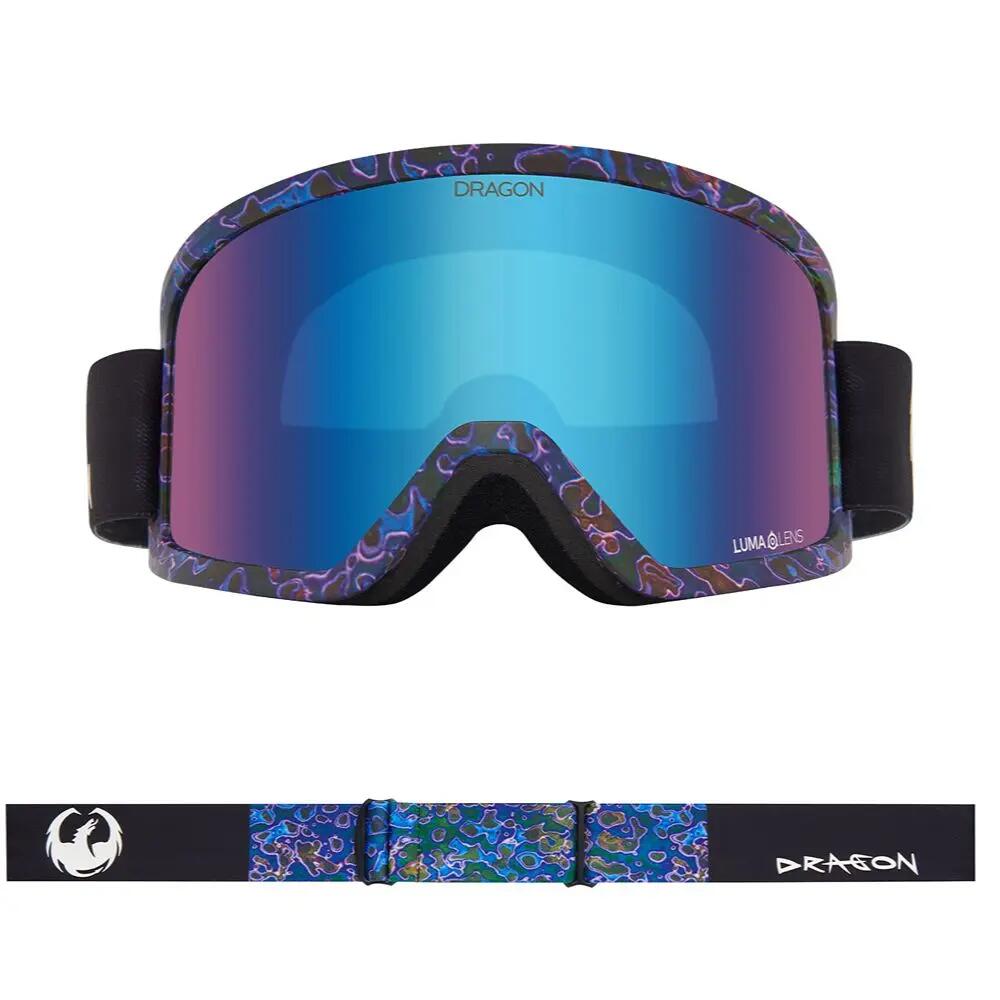 DX3 PLUS OTG Unisex Skibrille - Urushi/LL Blue Ionized & LL Violet 2/6