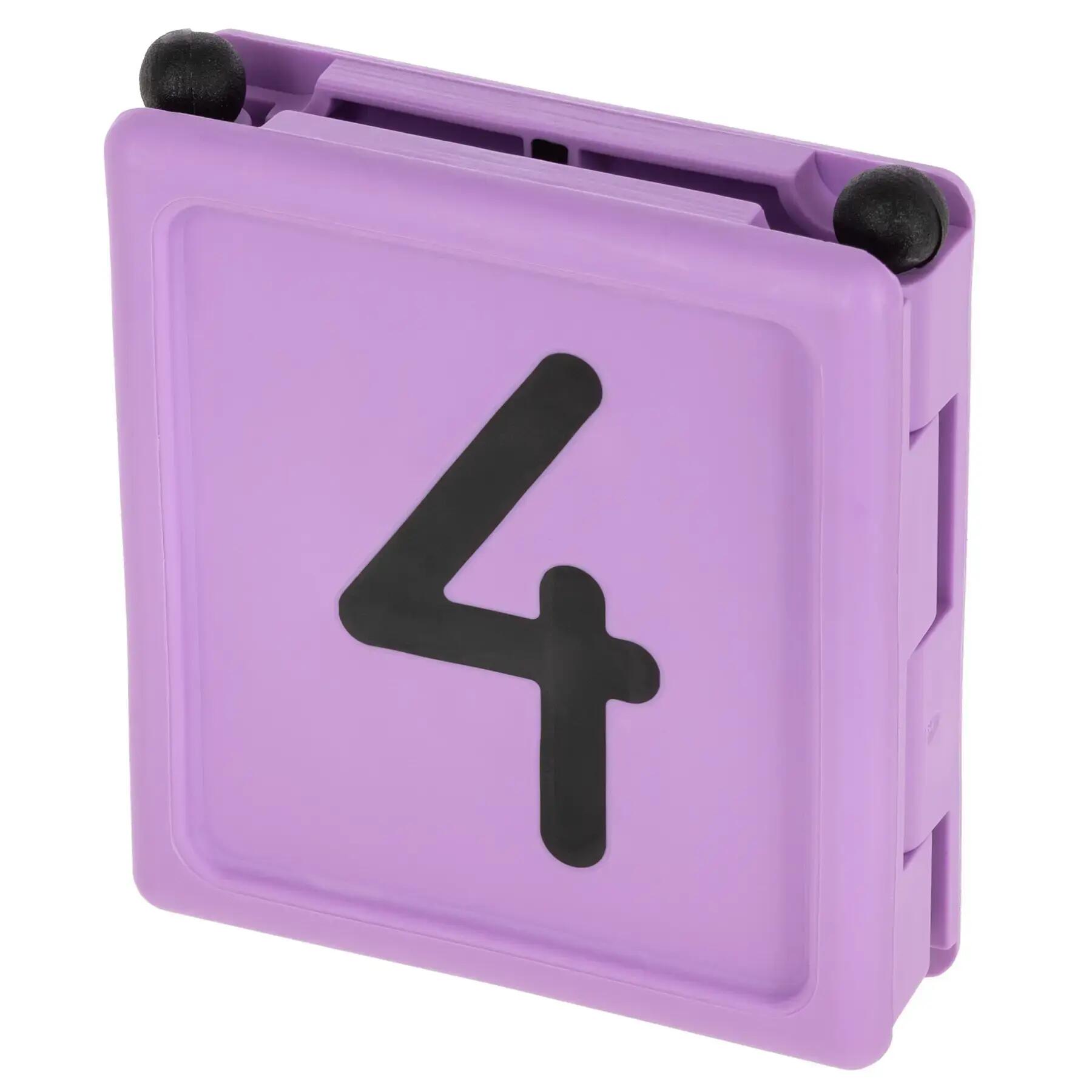Plaquette numérotée pour collier pliable Kerbl (x6) 1/3