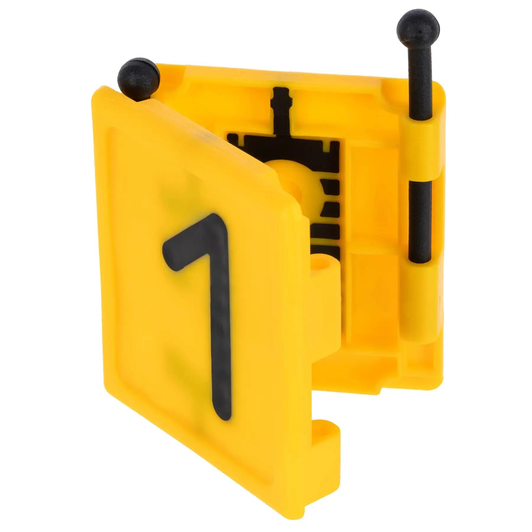 Plaquette numérotée pour collier pliable Kerbl (x6) 2/3