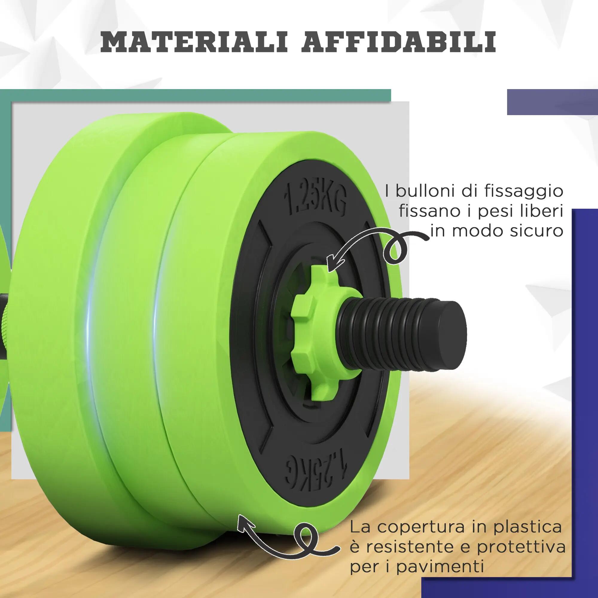 Ensemble de poids de musculation 4 en 1, 40 kg au total, pouvant être utilisé co 9/9