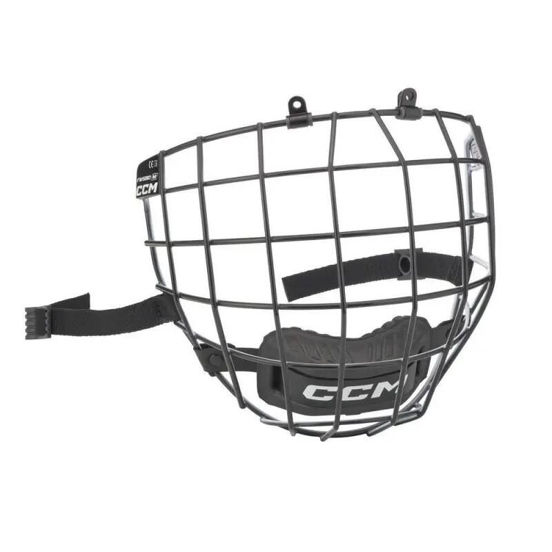 CCM FM580 Senior schwarzer Eishockey-Helmgitter 2/4