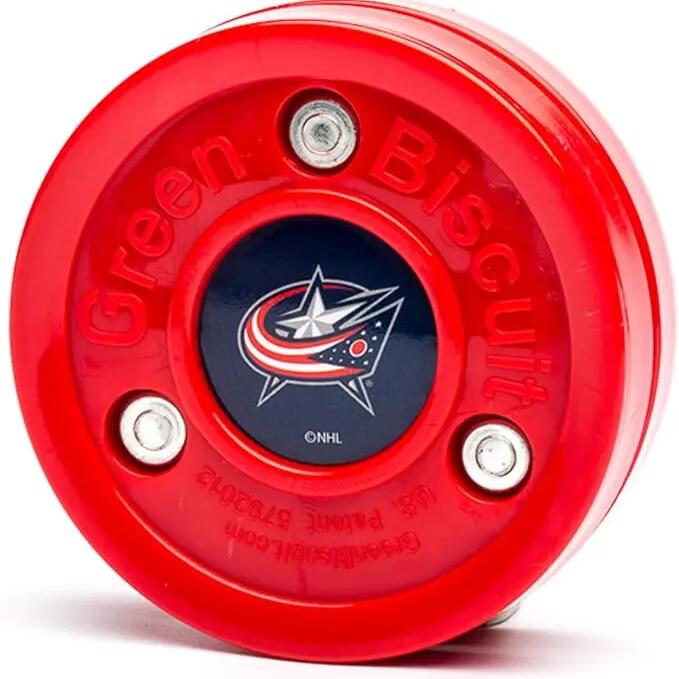 GREEN BISCUIT Training Puck Green Biscuit - NHL, Columbus blue