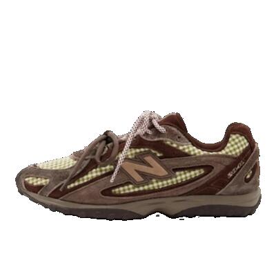 Schoenen 204l size? exclusive green gingham dark brown