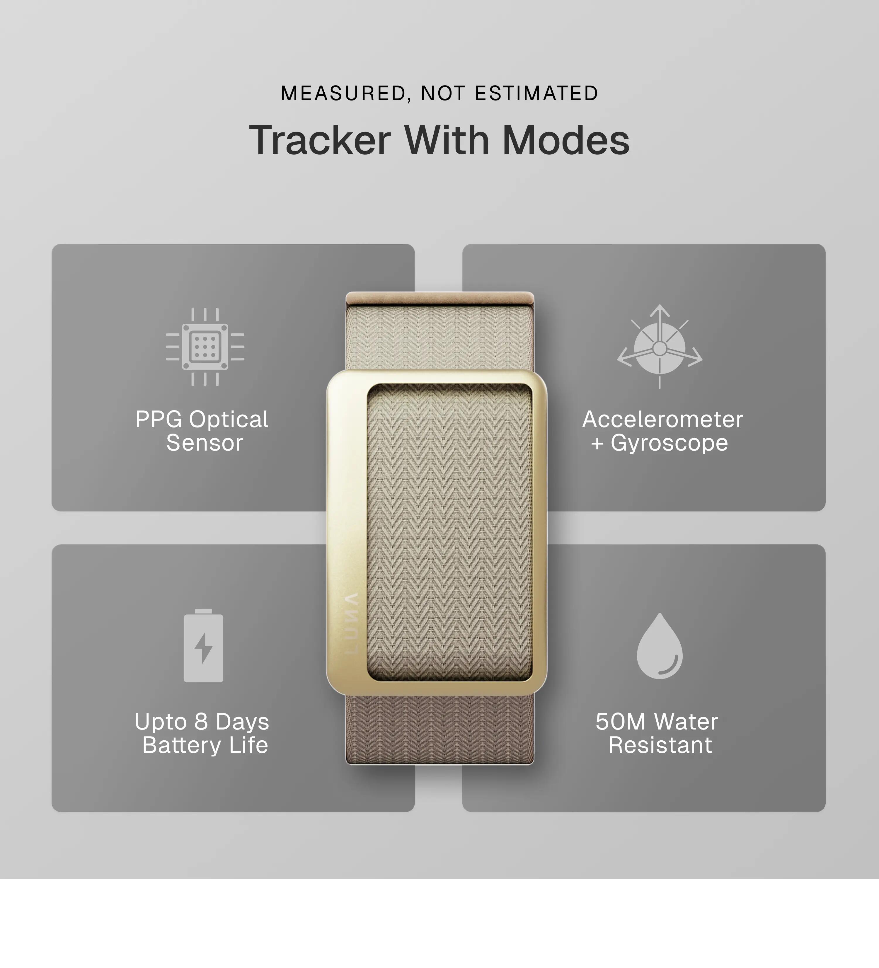 Smartband NOISE LUNA BAND Bege Deserto 14/15