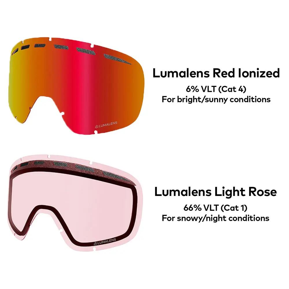 D1 OTG Unisex Skibrille - Dennis Ranalter 2026/LL Red Ionized & LL Light Rose 6/6