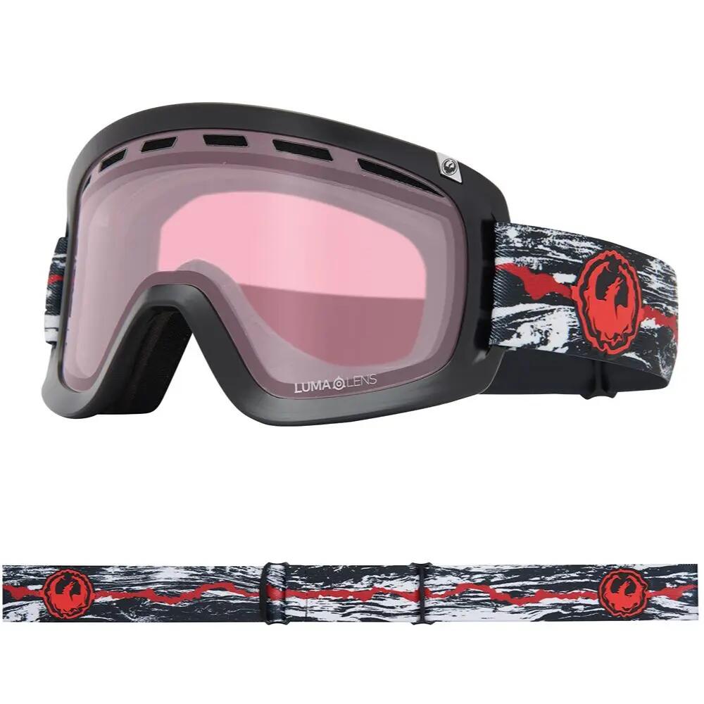 D1 OTG Unisex Skibrille - Dennis Ranalter 2026/LL Red Ionized & LL Light Rose 5/6