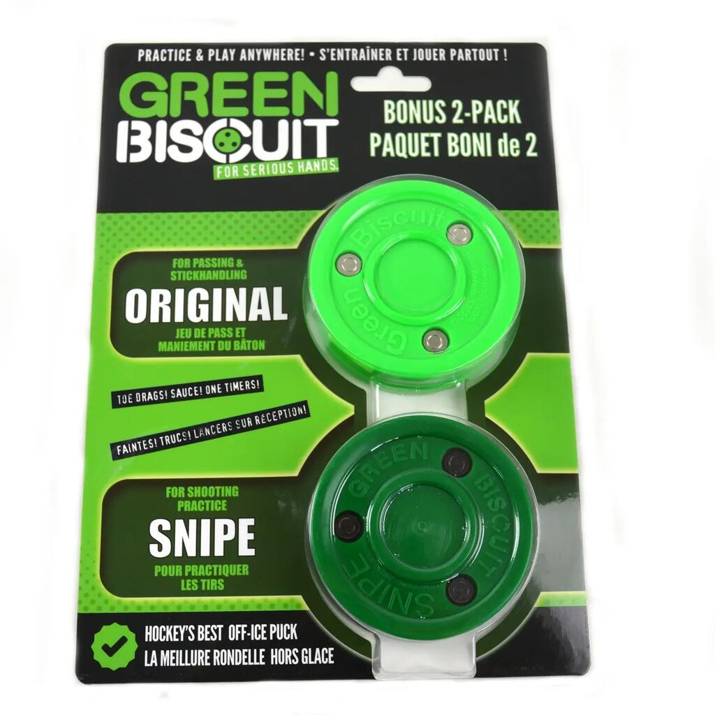 GREEN BISCUIT Training puck Green Biscuit Combo Pack