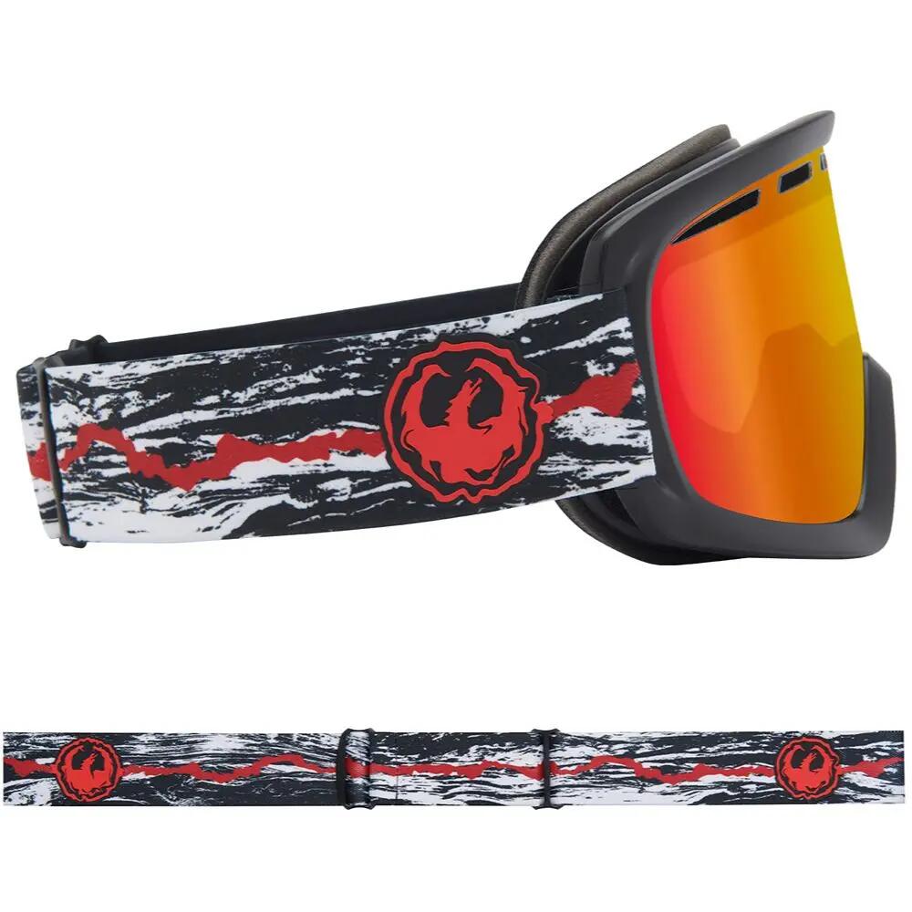 D1 OTG Unisex Skibrille - Dennis Ranalter 2026/LL Red Ionized & LL Light Rose 4/6