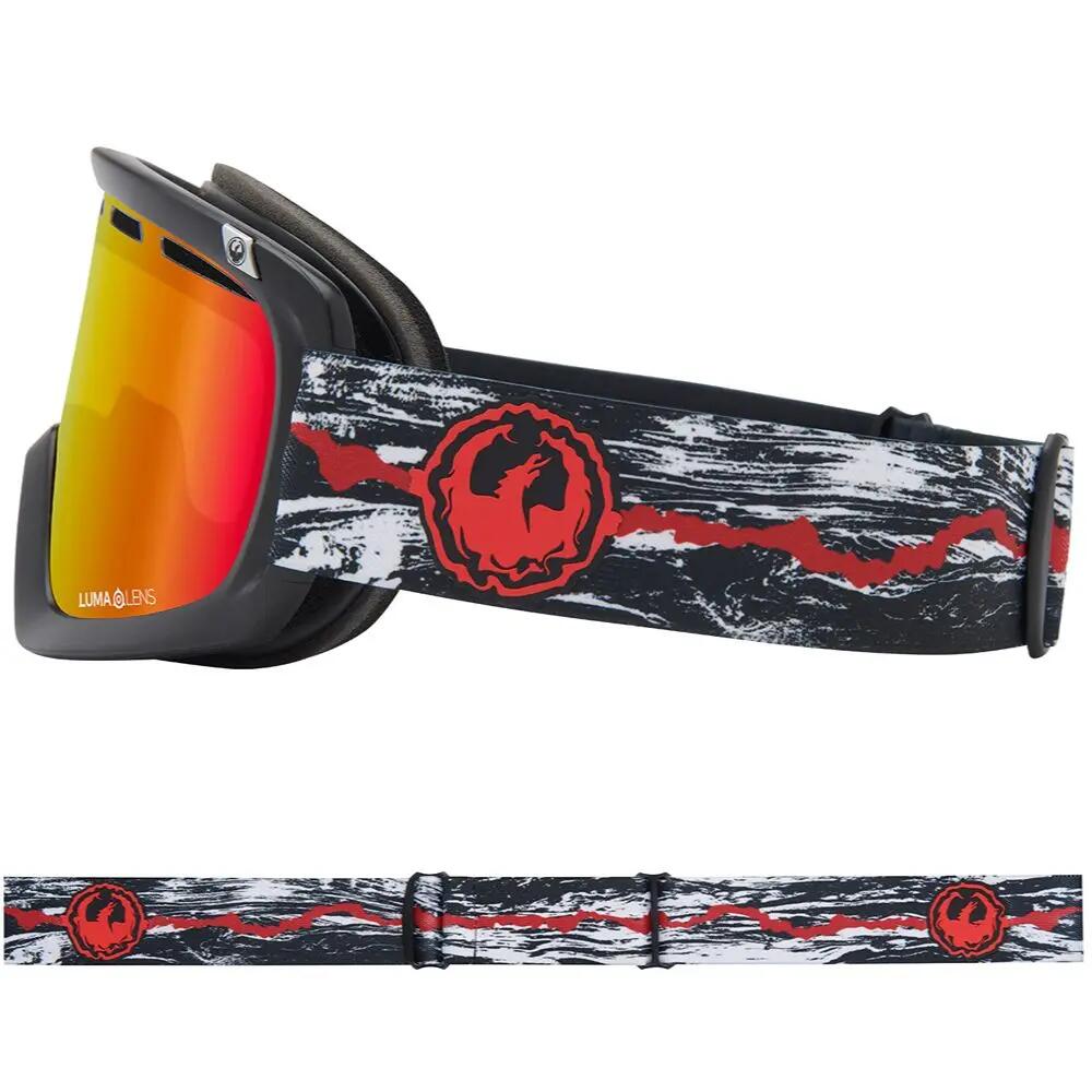 D1 OTG Unisex Skibrille - Dennis Ranalter 2026/LL Red Ionized & LL Light Rose 3/6