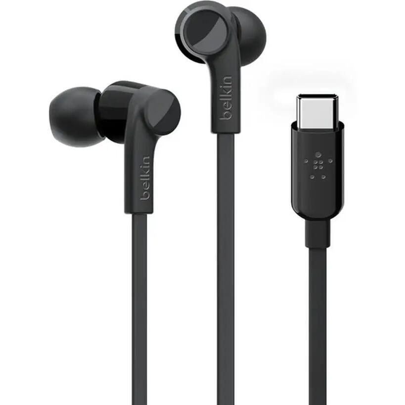 Belkin Rockstar In-Ear Headphones USB-C Black