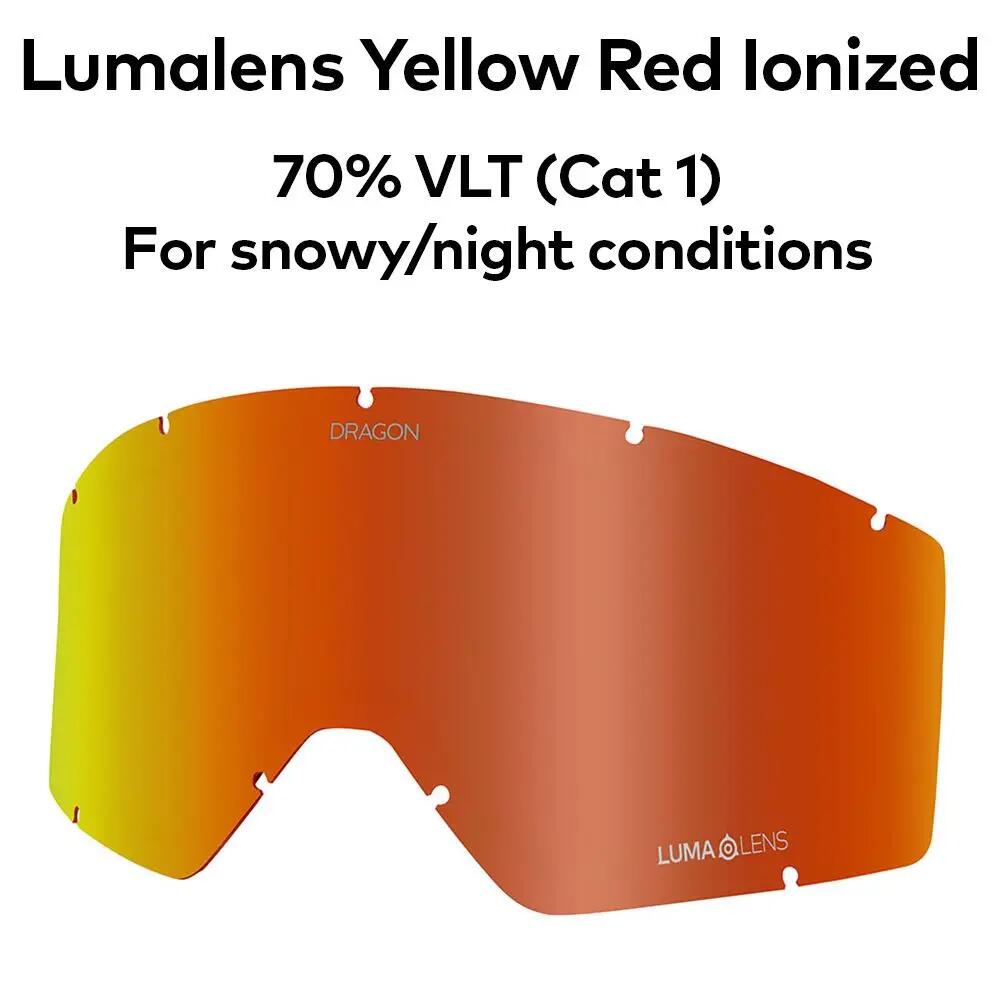 DX3 OTG Gafas De Esquí Unisex - Urushi/LL Yellow Red Ionized 5/5