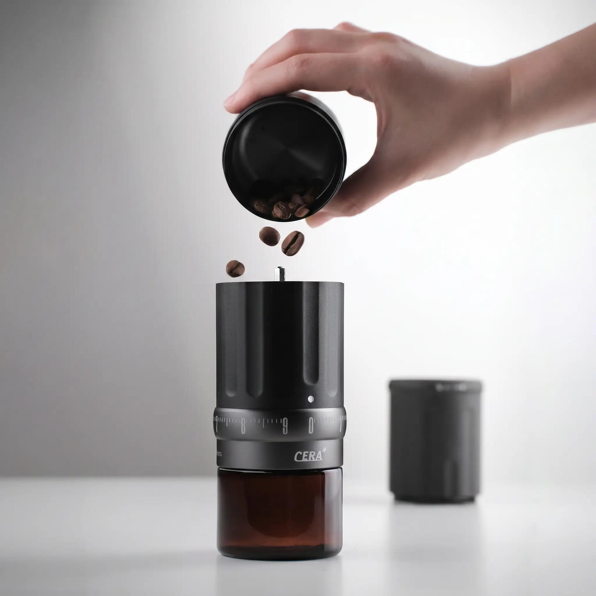 Ceramite elektrische Kaffeemühle für Espresso und Filterkaffee 7/10