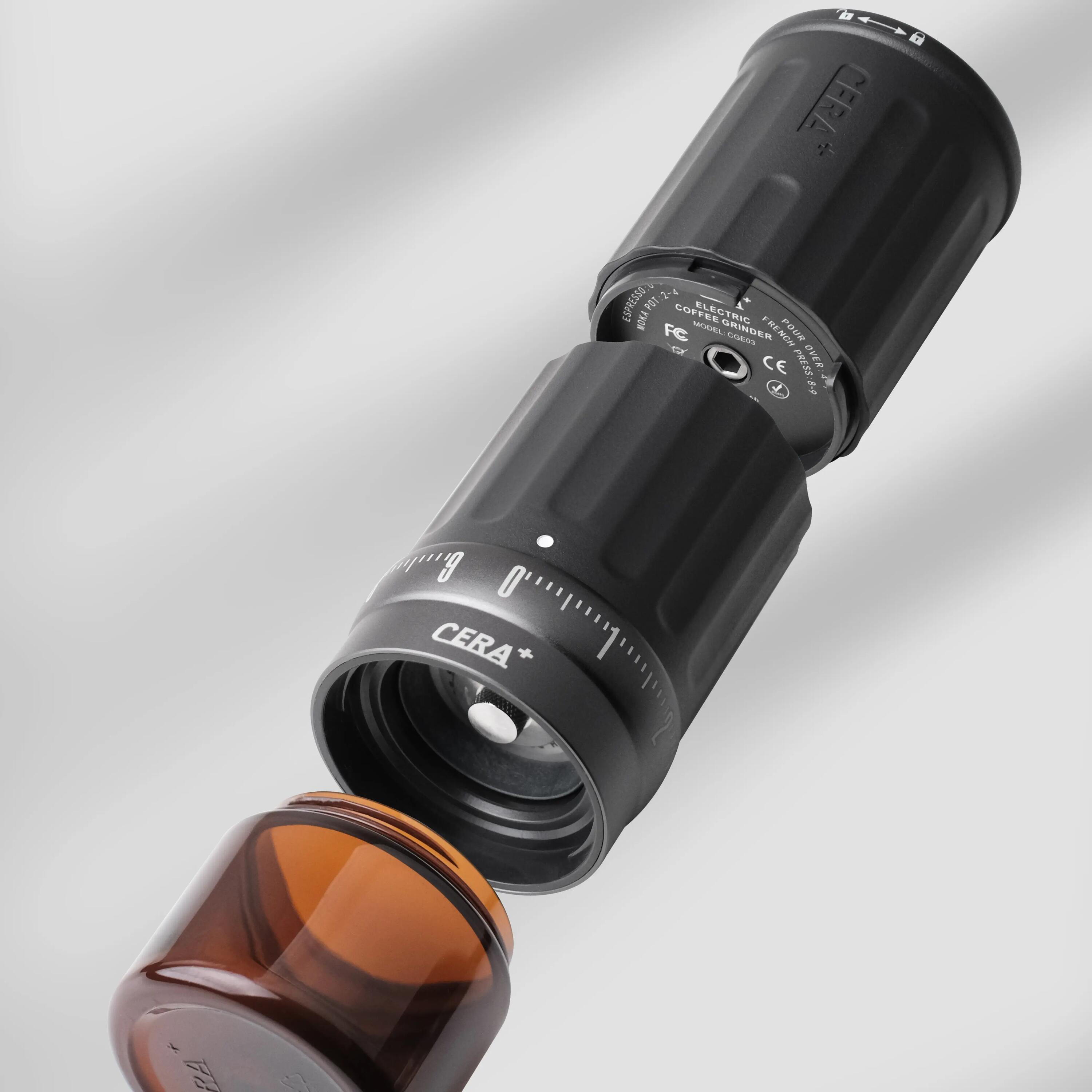 Ceramite elektrische Kaffeemühle für Espresso und Filterkaffee 3/10