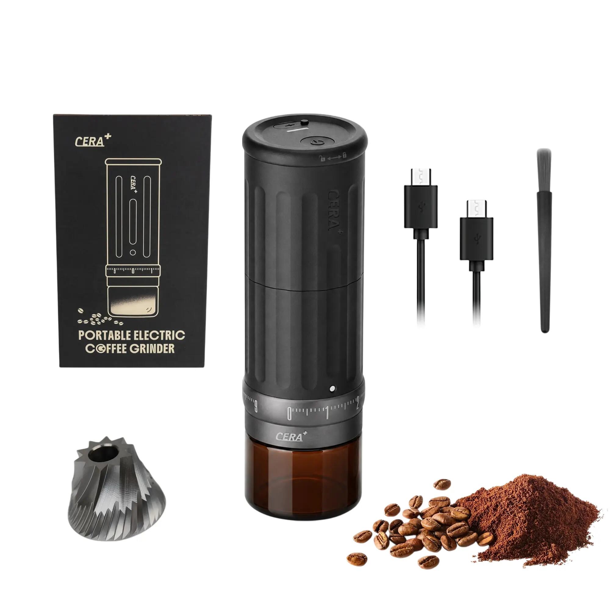 Ceramite elektrische Kaffeemühle für Espresso und Filterkaffee 2/10