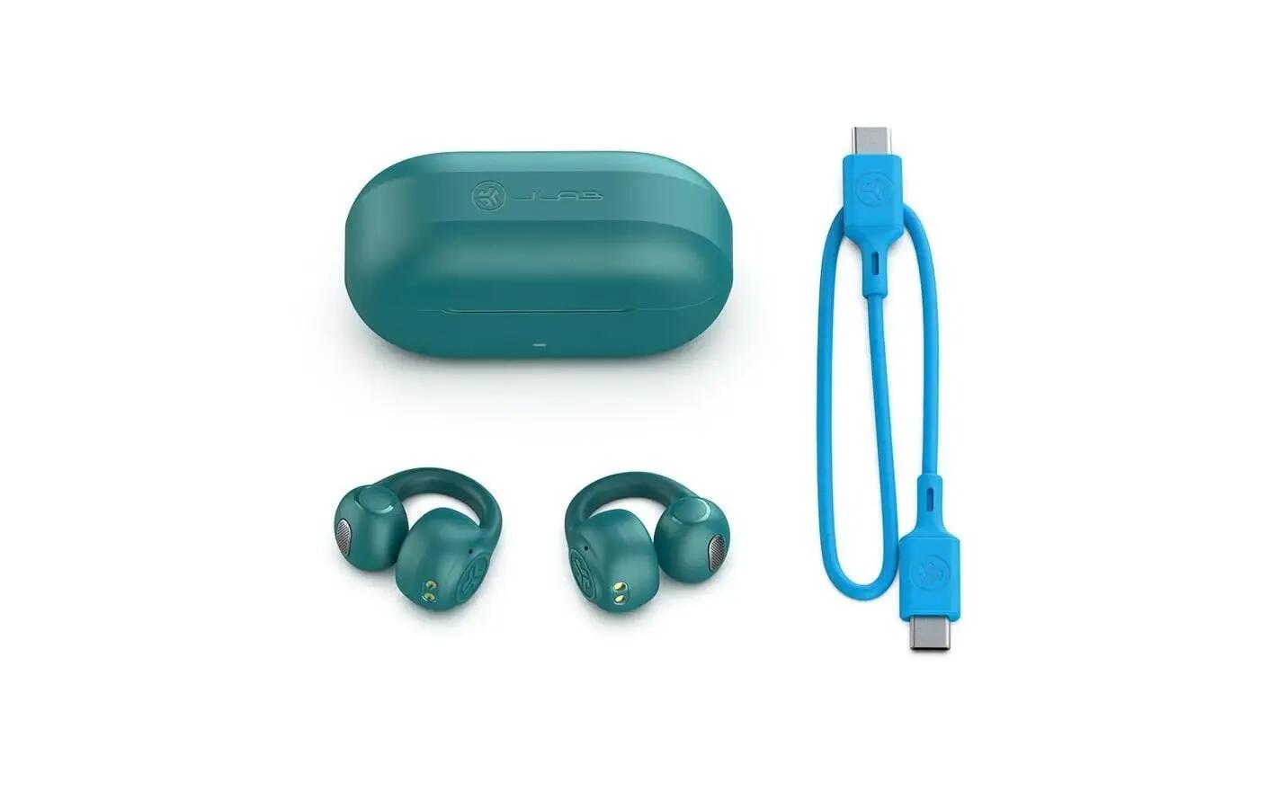 JLab Flex Auricolari Open-Ear Sport Turchese Wireless 2/3