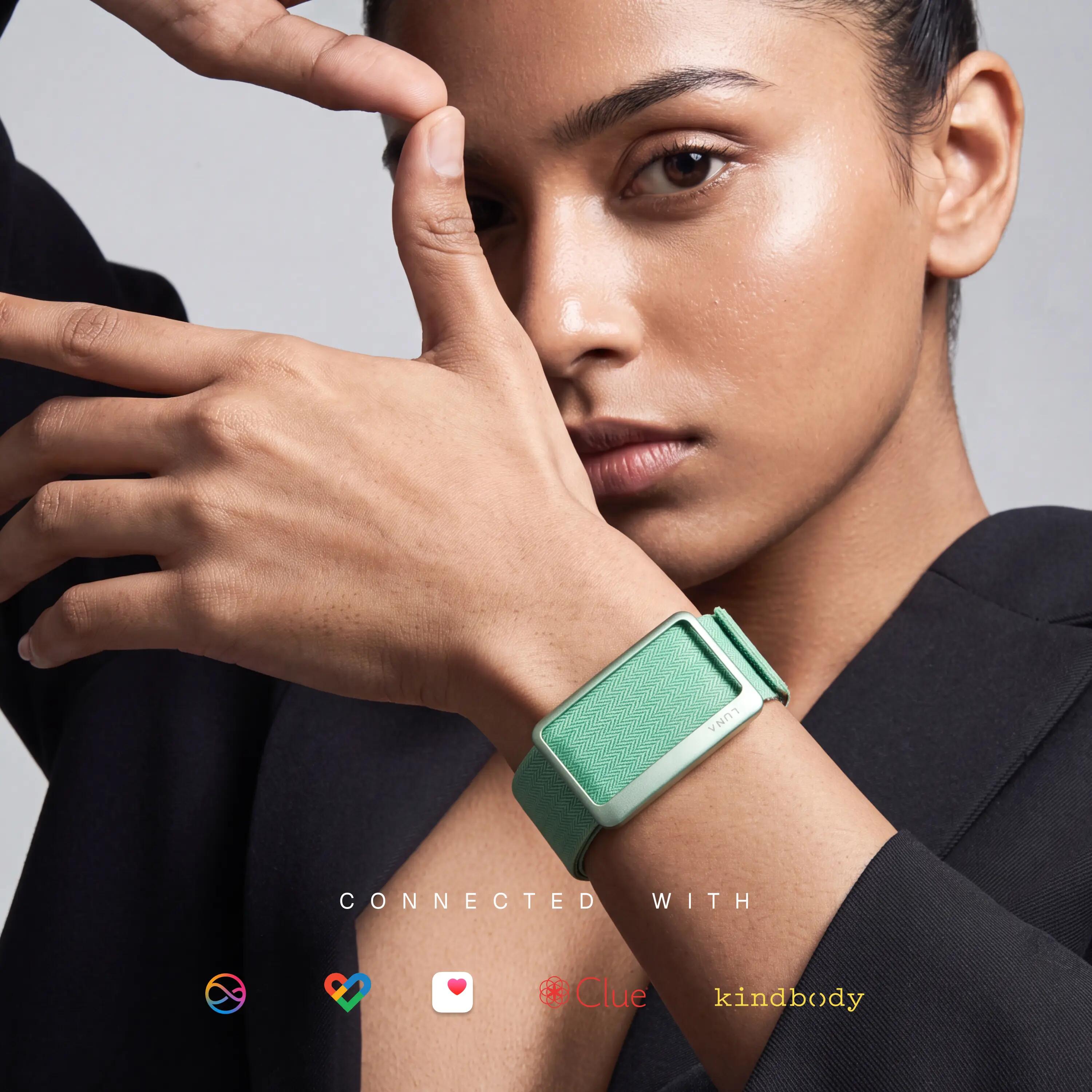 Braccialetto di attività - Smartband - NOISE LUNA BAND Verde Aloe 8/15