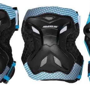 POWERSLIDE Protection Kids Pro Boys Set Roller Skating Guards And Helmet