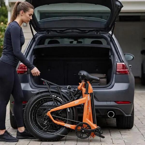 Bicicleta Eléctrica Plegable TTGO F6Boost, Batería 48V 18AH, Neumáticos 20*4.0 5/5