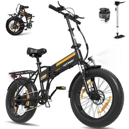 Elektrische fiets vouwfiets Fatbike 20x4,0, 576Wh, Shimano 7V, 90 km, BK10S