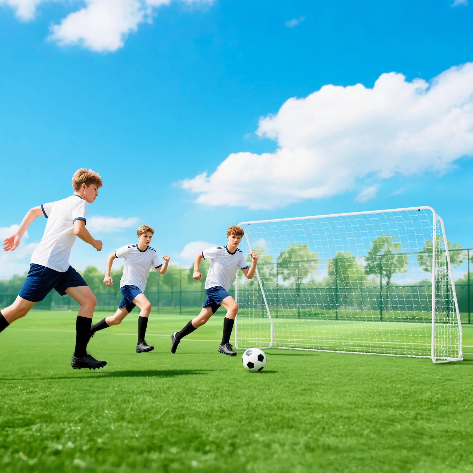 But de football - cage de foot - but d'entrainement dim. 301L x 120l x 200H cm 4/9