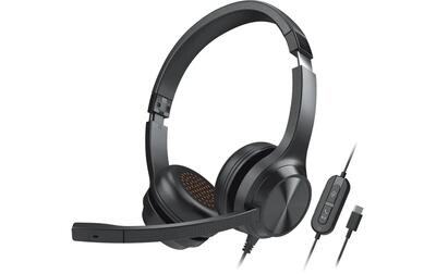 Creative Chat USB Cuffie On-Ear USB-C Nero