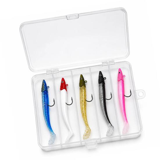 Fish-Xpro Zeebaars Kunstaas Set - 5 Stuks - 11 cm - 22 g - Tacklebox