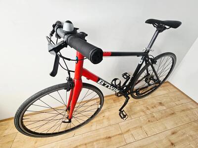 Btwin nieuwe cassette, ketting en crank, zwart