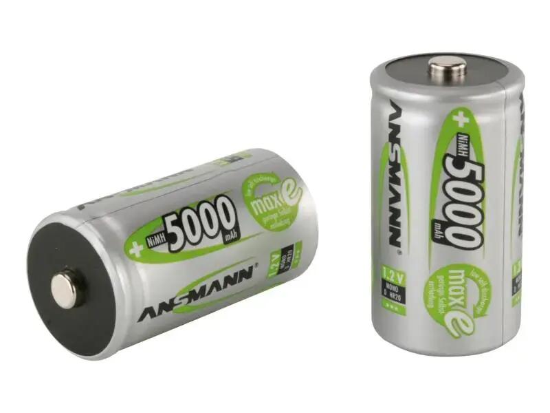 Ansmann Accu 2x D (Mono/HR20) NiMH 5000 mAh 2/2