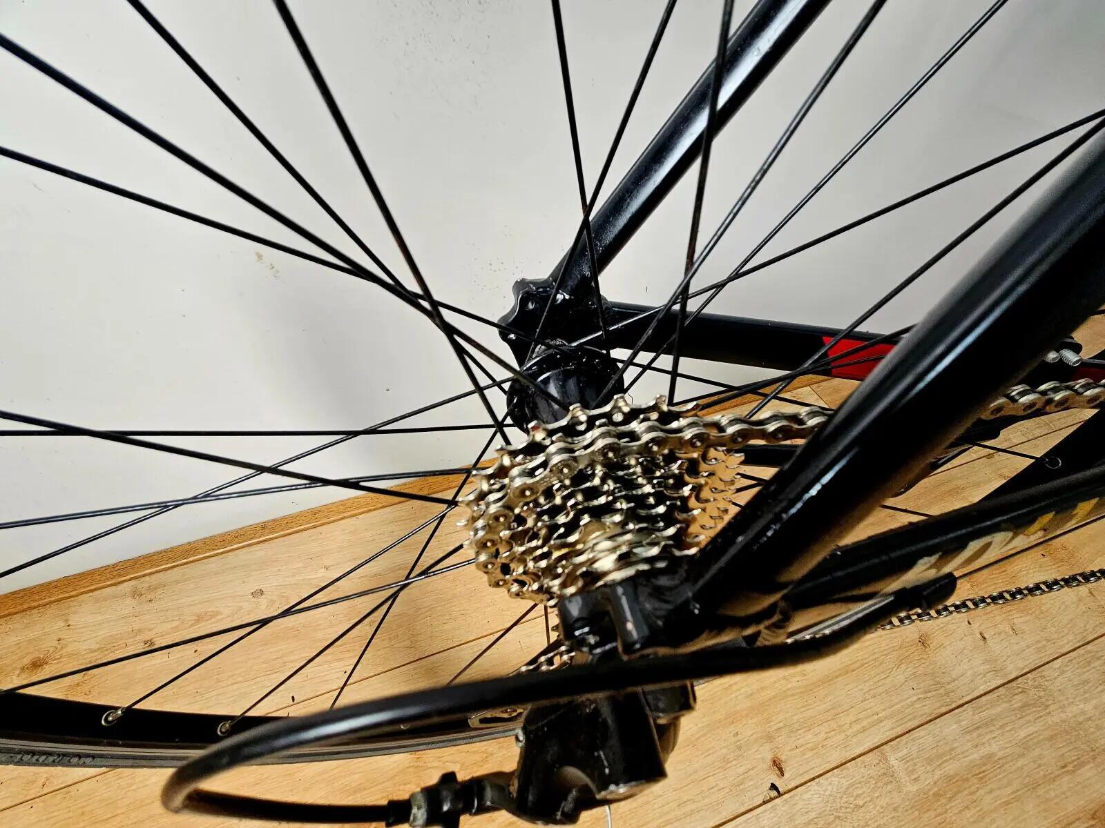 Btwin Nieuwe cassette, ketting en crank, zwart 5/5