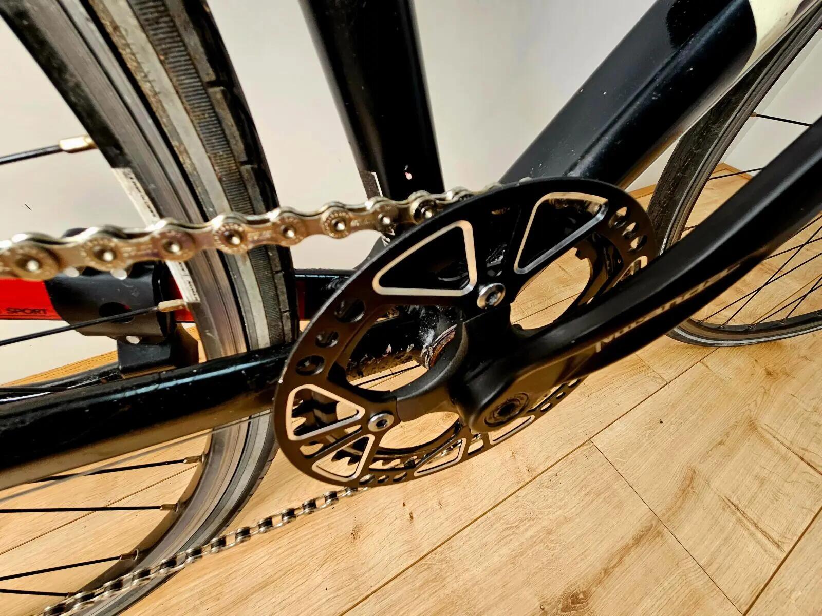 Btwin Nieuwe cassette, ketting en crank, zwart 4/5