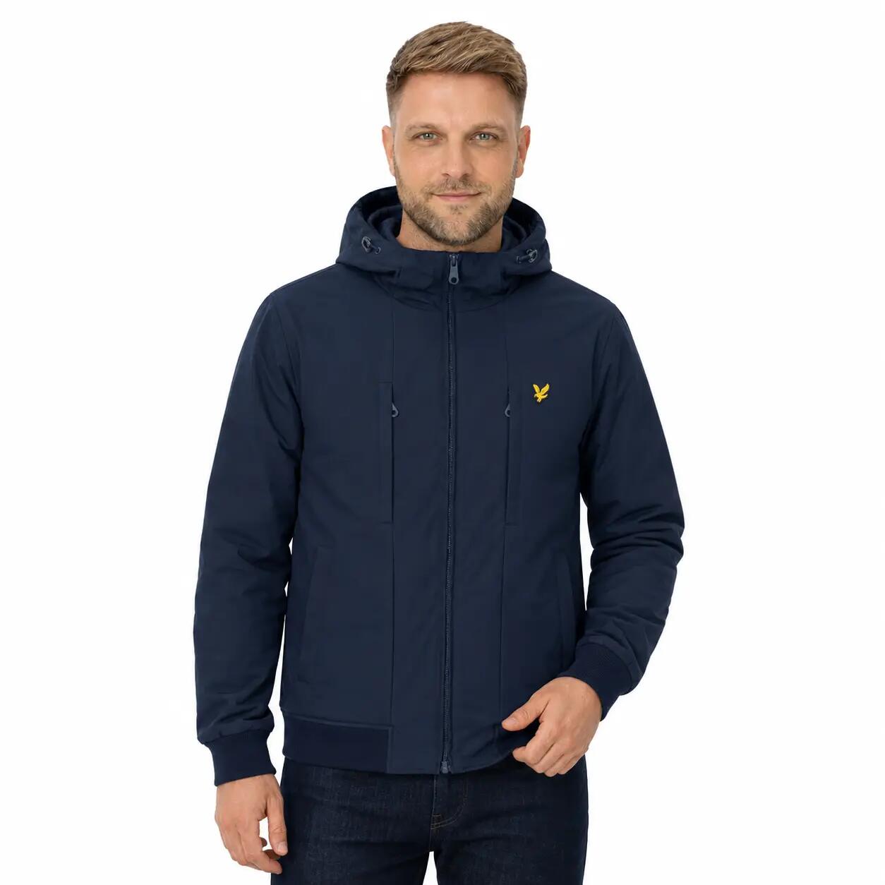 Lyle & Scott Wadded Softshell Jacket Dark Navy 2/3