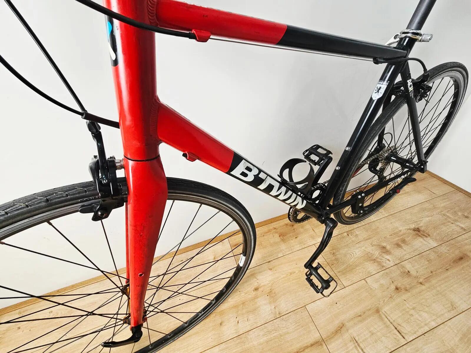 Btwin Nieuwe cassette, ketting en crank, zwart 3/5