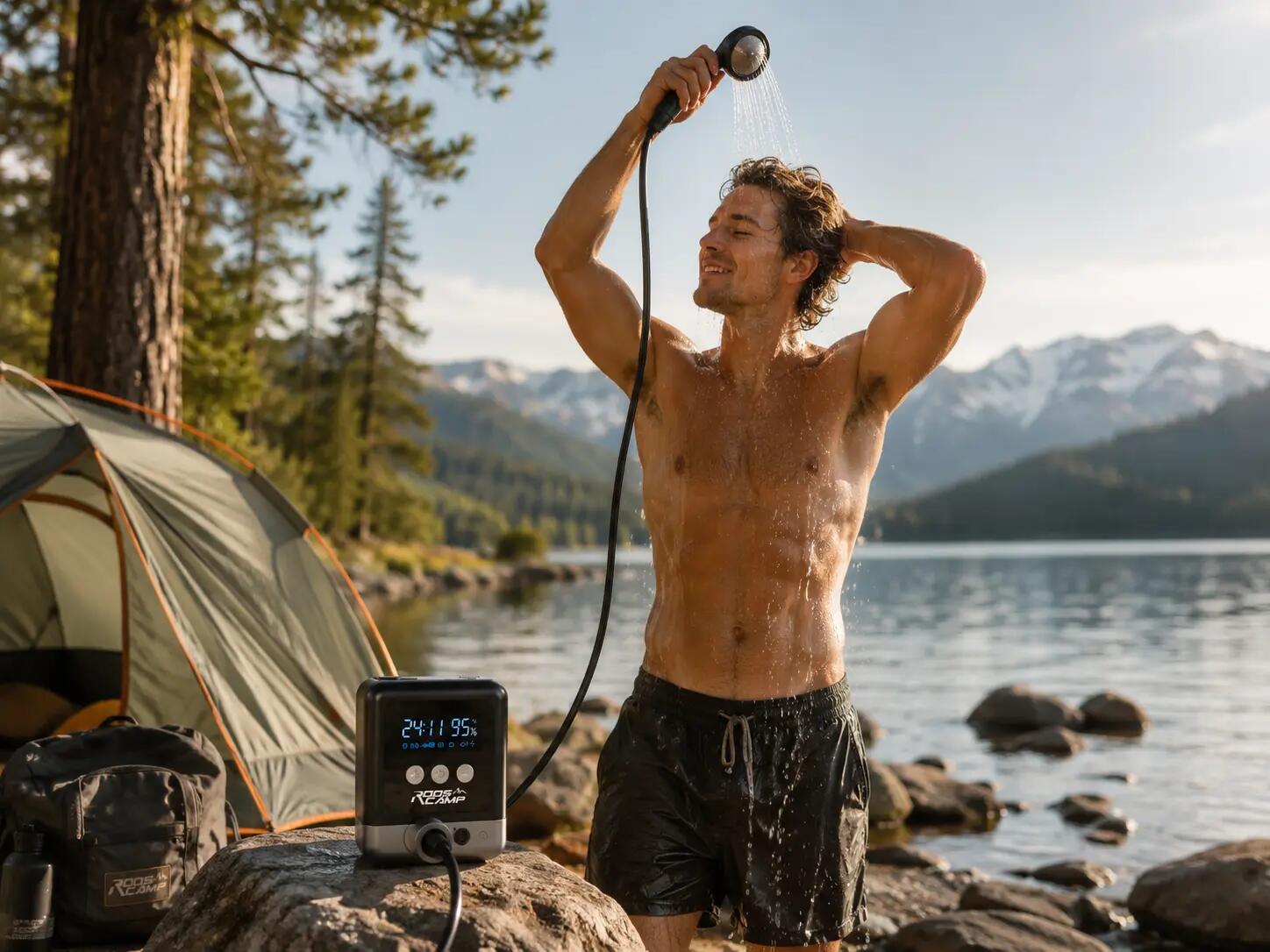 RoosCamp Shower Pro – Draagbare Campingdouche – Outdoor Douche voor Camping, Rei 5/5