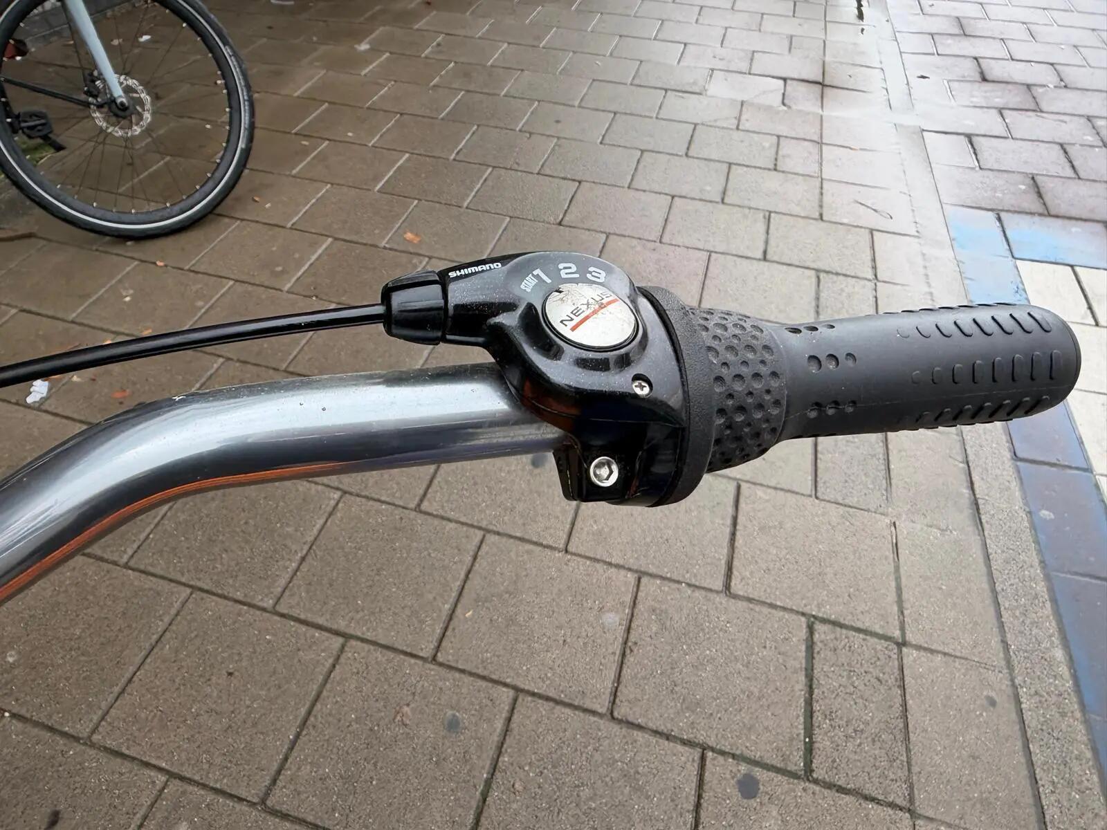 Cross oma-/opafiets stadsfiets bike, Shimano Nexus shifter, blauw 6/6