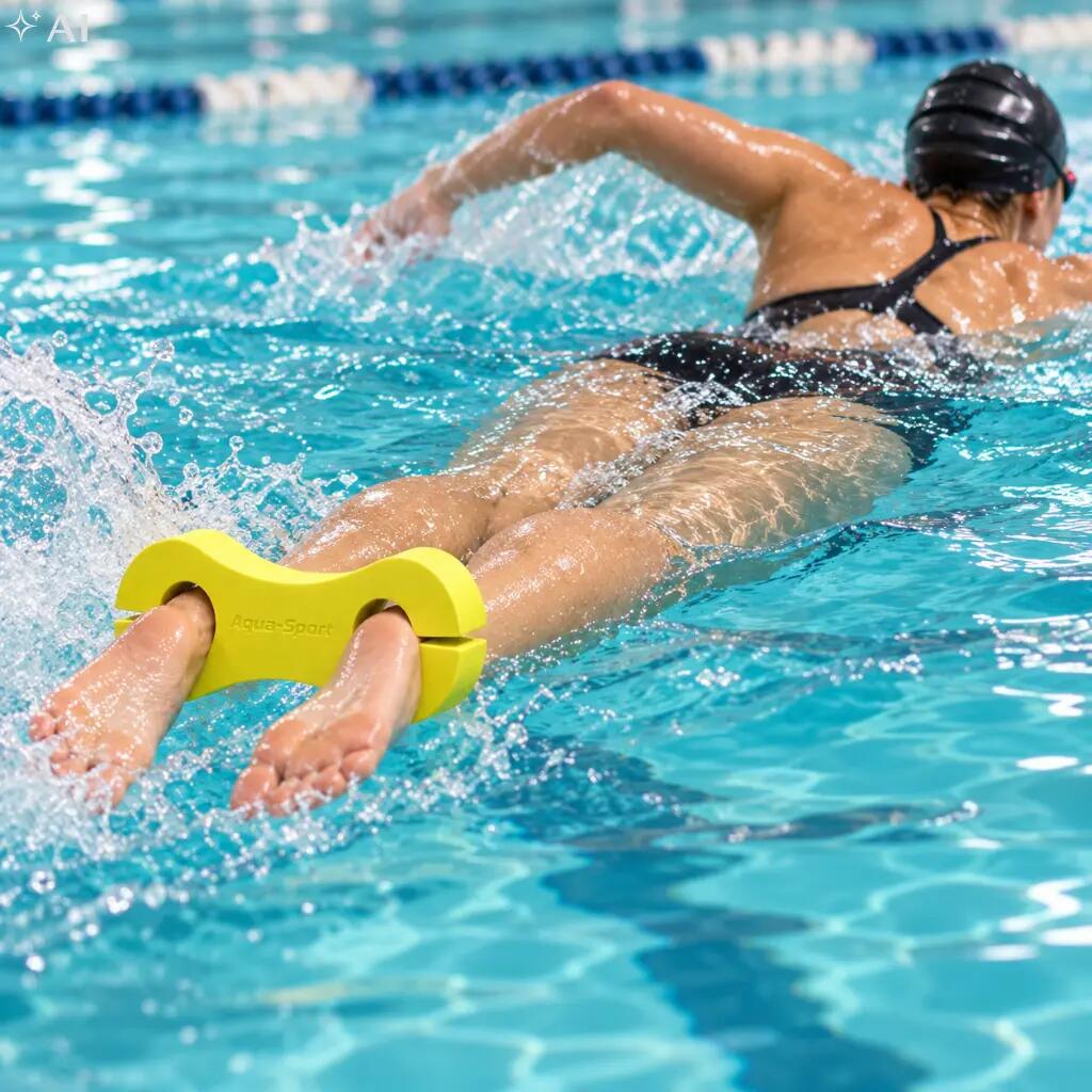 Bojka pływacka na kostki basen dla dzieci dorosłych Aqua-Sport Ankle Buoy 7/11