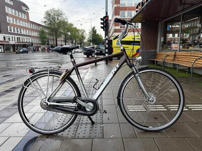 Giant c5, shimano shifter, metal/grijs