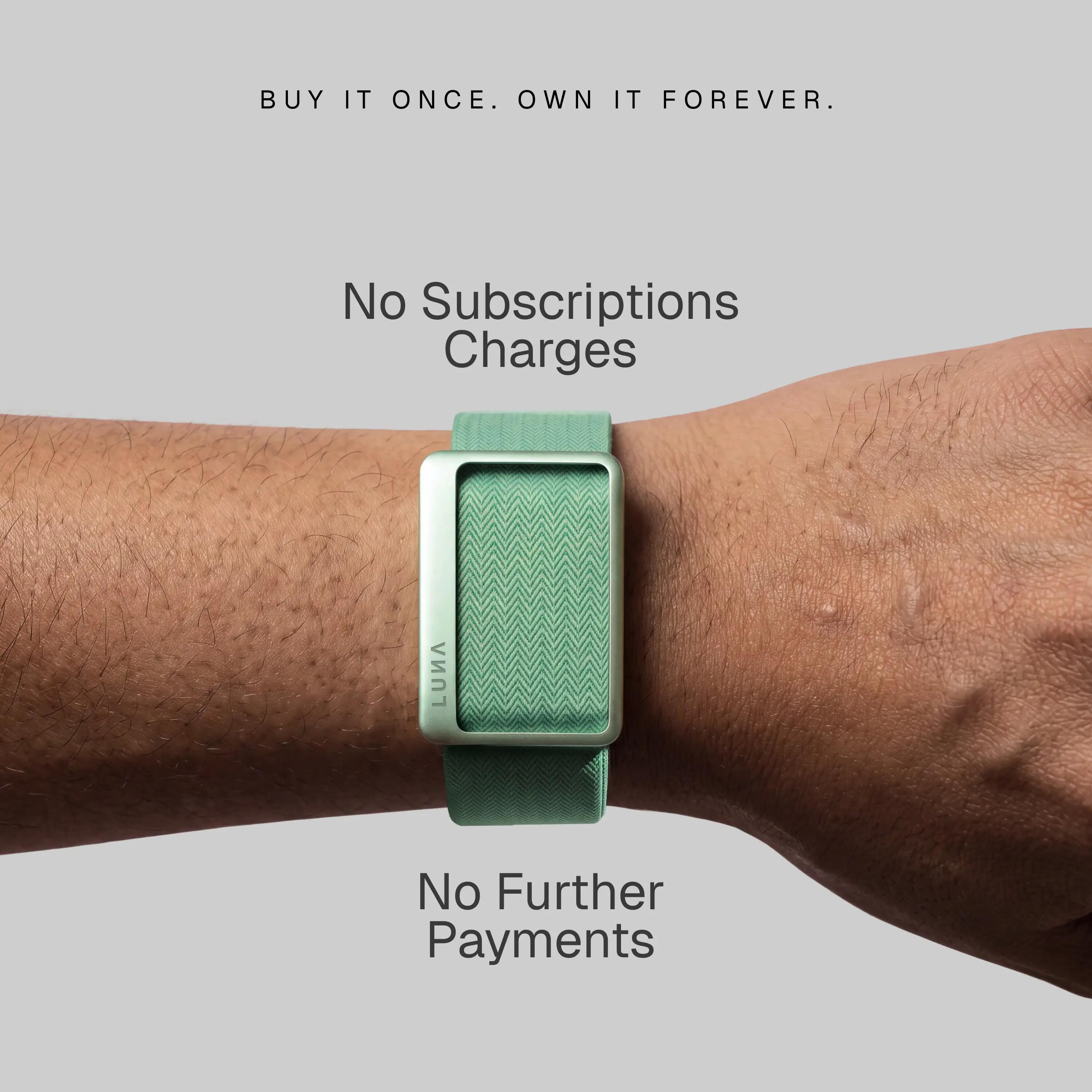 Braccialetto di attività - Smartband - NOISE LUNA BAND Verde Aloe 11/15