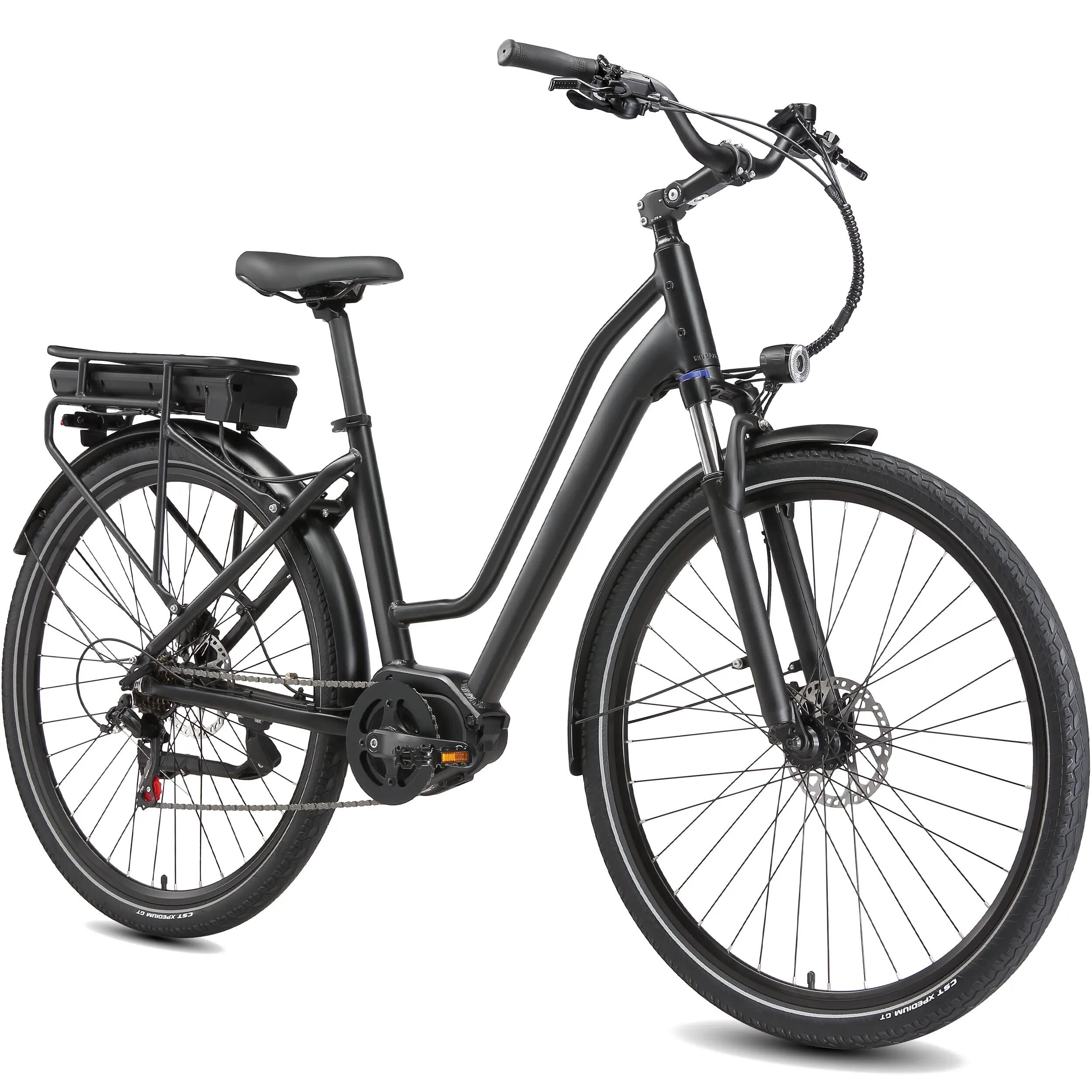 Urban8 Bicicleta eléctrica 28", motor central 250W, 70Nm, 36V 12,8Ah 3/4