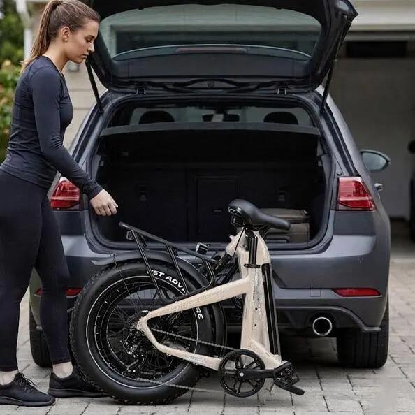 Bicicleta Eléctrica Plegable TTGO F6Boost, Batería 48V 18AH, Neumáticos 20*4.0 5/5
