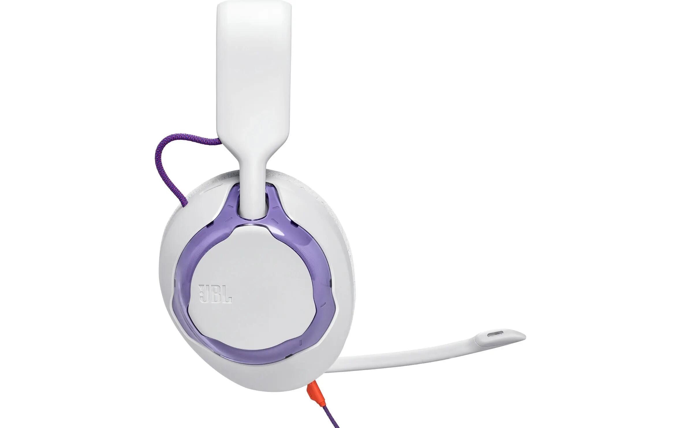 JBL Quantum 250 Gaming-Headset Over-Ear Violett/Weiss 2/3