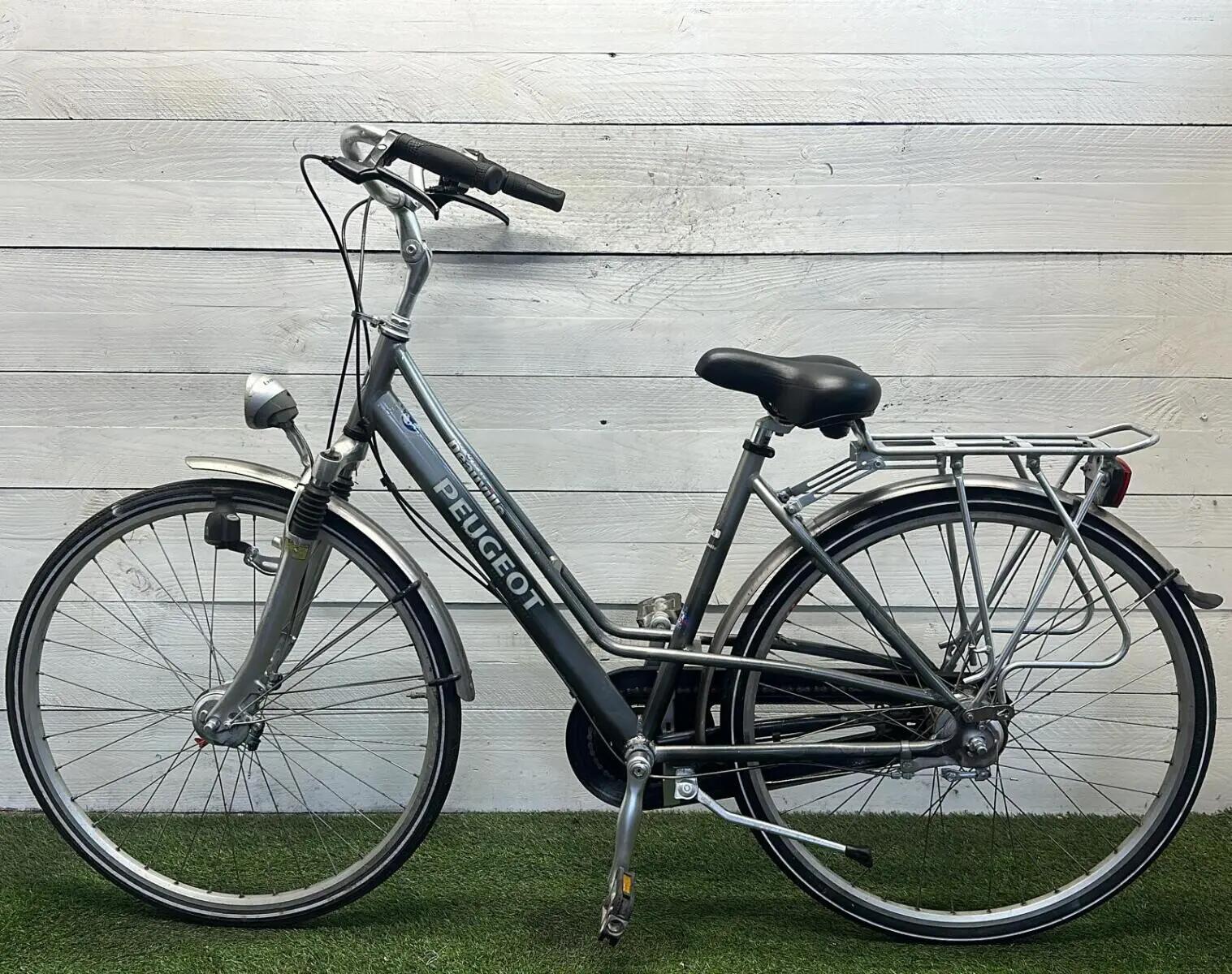 Peugeot stadsfiets bike, metal/grijs 2/2