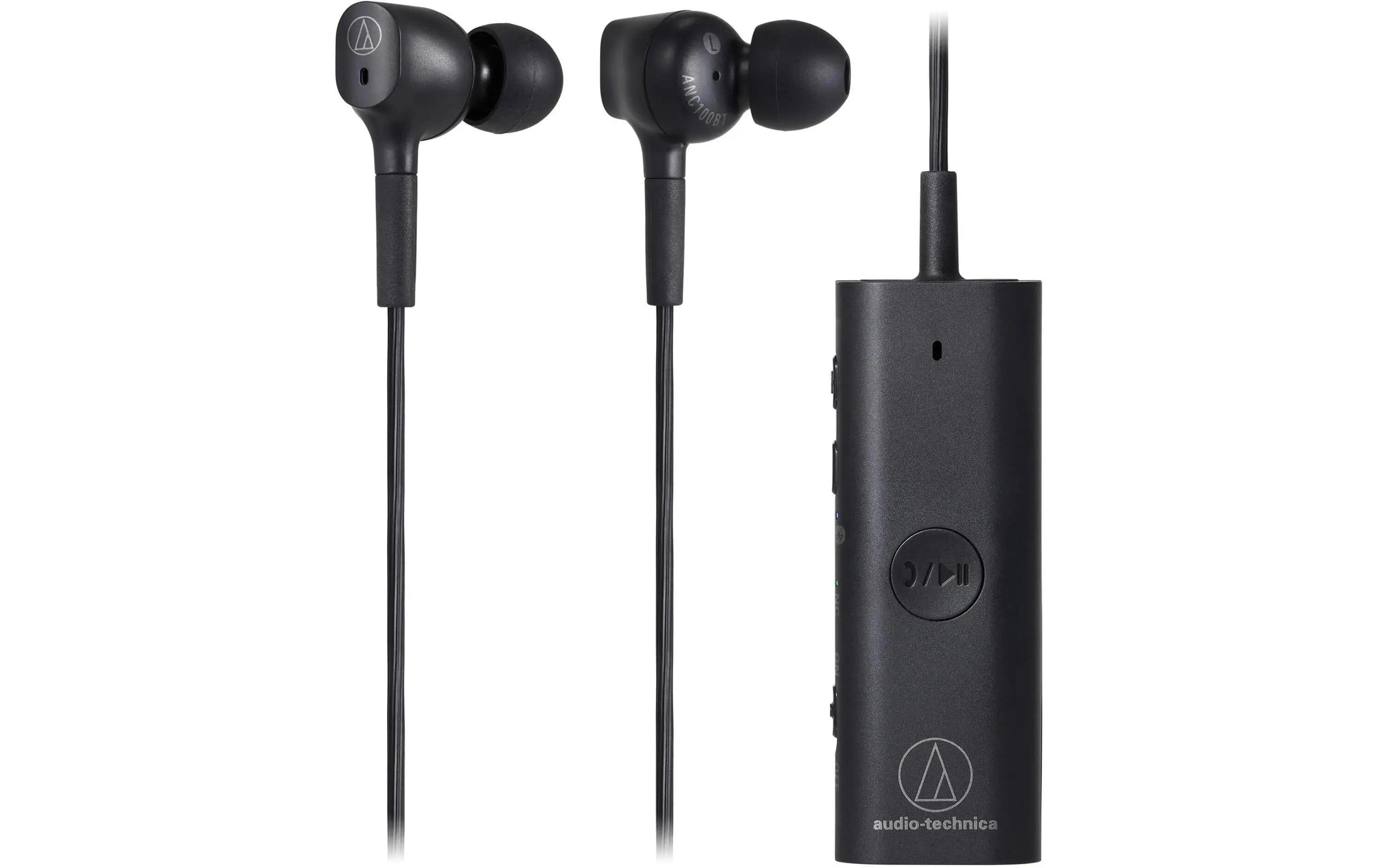 Audio-Technica ATH-ANC100BT In-Ear Headphones Black 2/3