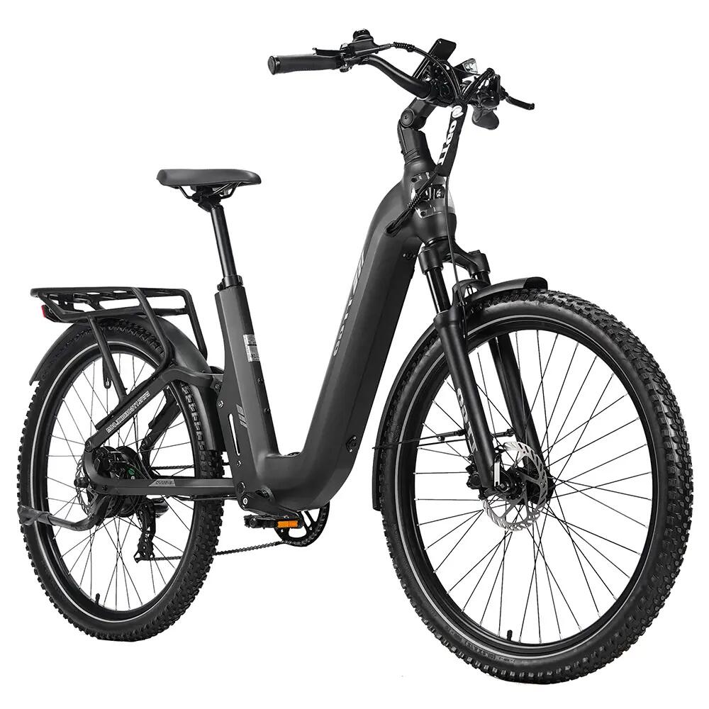 Bicicletta elettrica per adulti E-SUVO: 250W, 27,5" × 2,4", batteria 48V 15Ah. 4/8