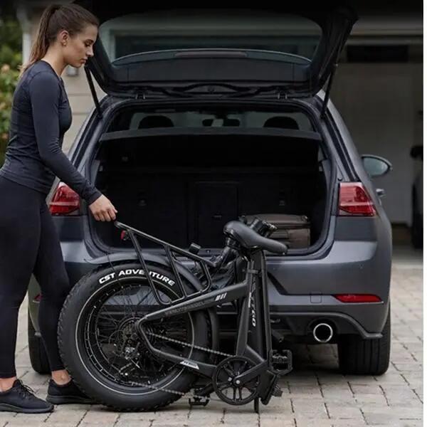 Bicicleta Eléctrica Plegable TTGO F6Boost, Batería 48V 18AH, Neumáticos 20*4.0 5/5