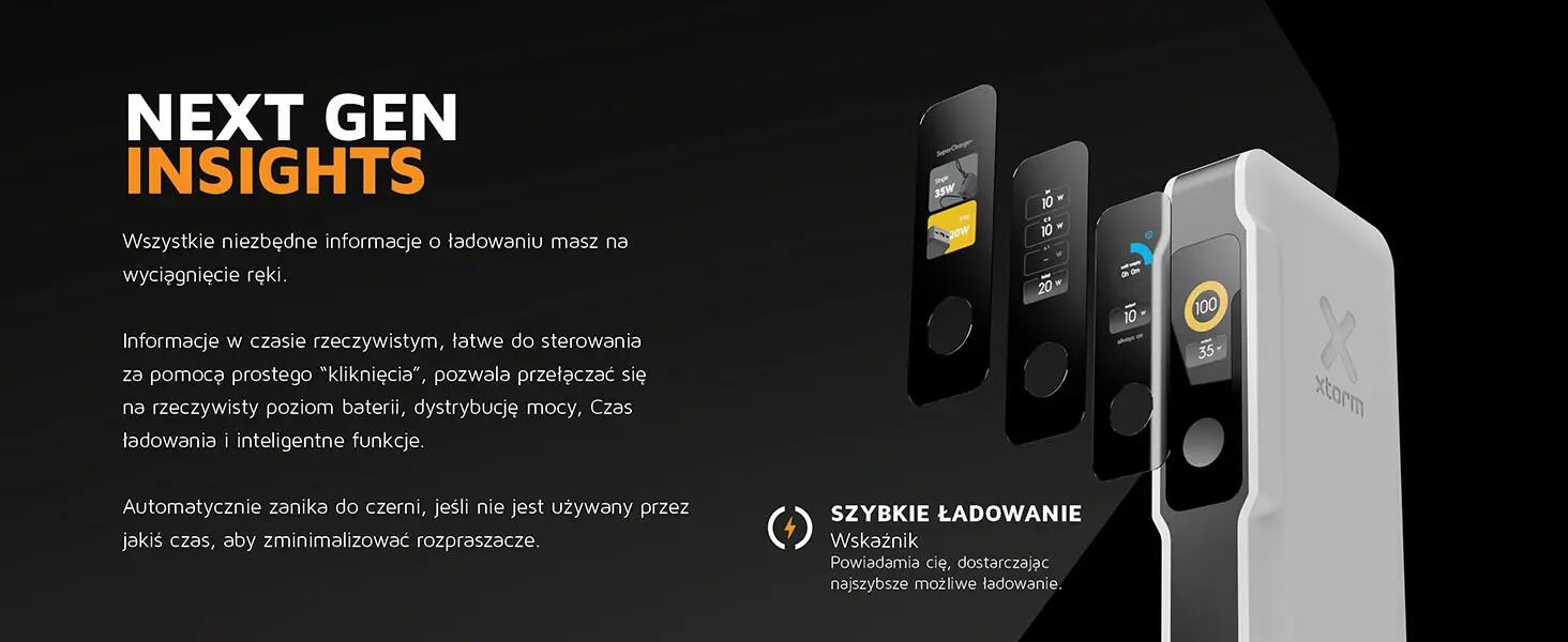 XTORM Powerbank NextGen 10.000 mAh 35W czarny 6/11