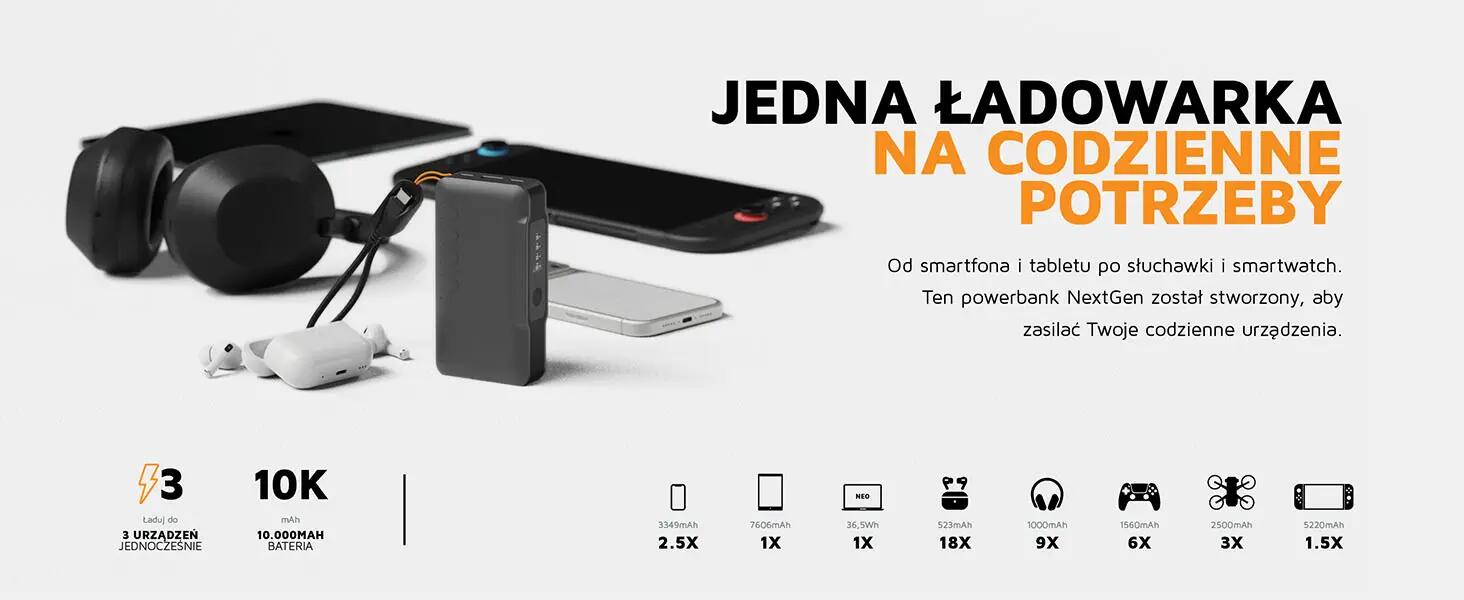 XTORM Powerbank NextGen 10.000 mAh 35W czarny 4/11