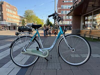 Gazelle stadsfiets bike, metal/grijs