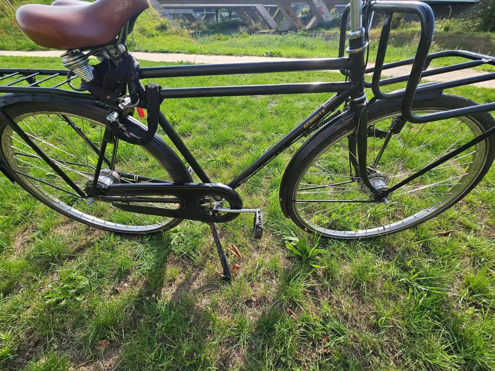 Achielle Herenfiets 5mm Anti lekke banden, zwart 7/7